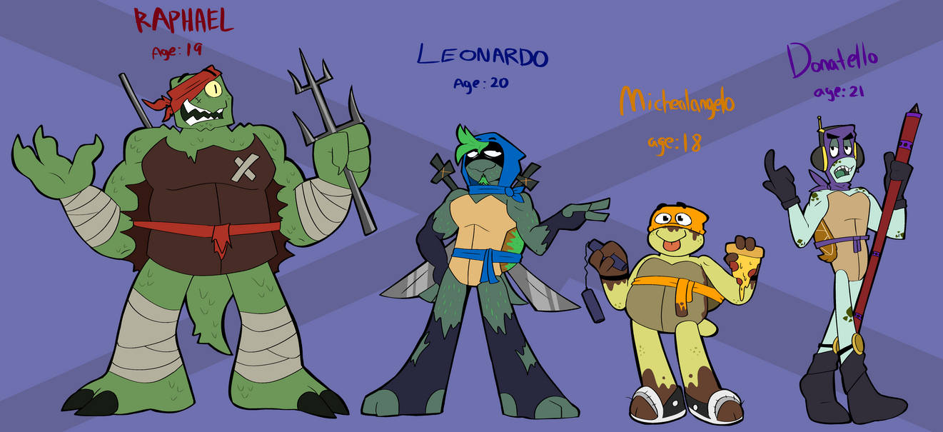 my own ninja turtles by Shenanistorm on DeviantArt