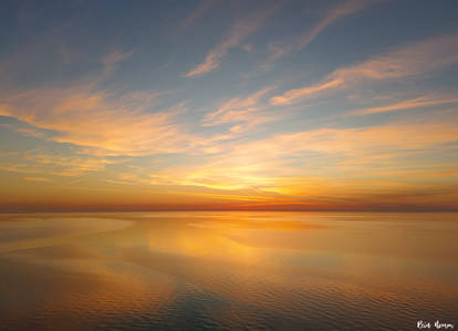Reflected Gulf Sunset