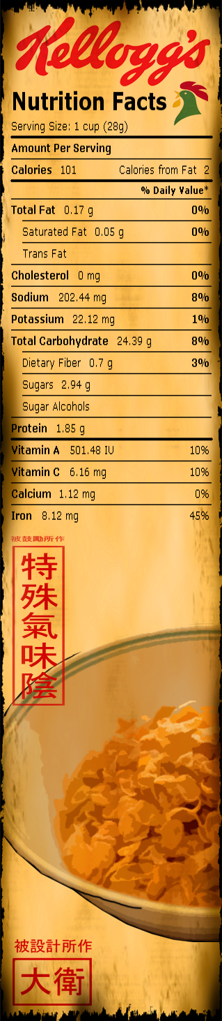 kellogs nutritional facts