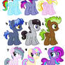 My Little Ponies Adoptables