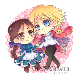 Acrylic Charm 2 Howl and Sophie