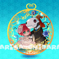 Ancient Magus Bride Gold Foil Fairy Sphere Acrylic