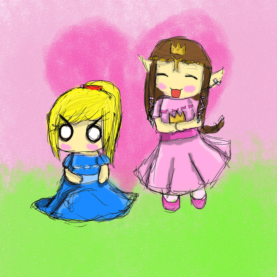 Samus and Zelda