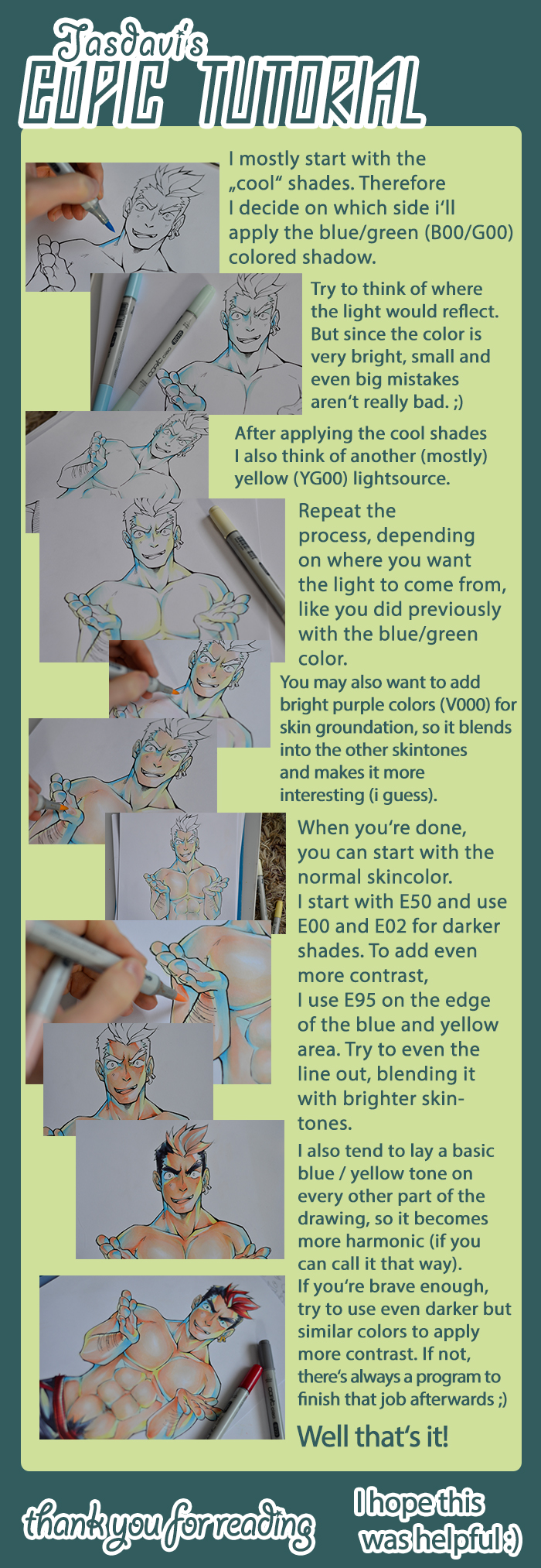 COPIC Marker TUTORIAL