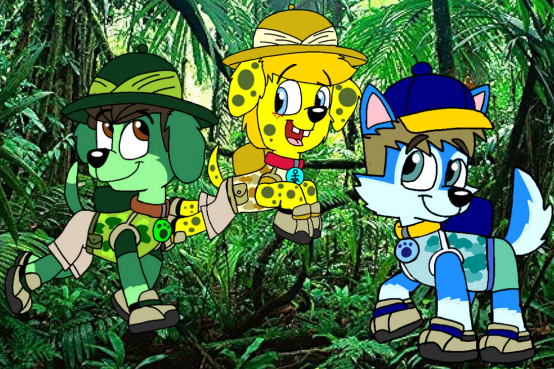 3 Jungle Rangers by MyArtsypaws on DeviantArt