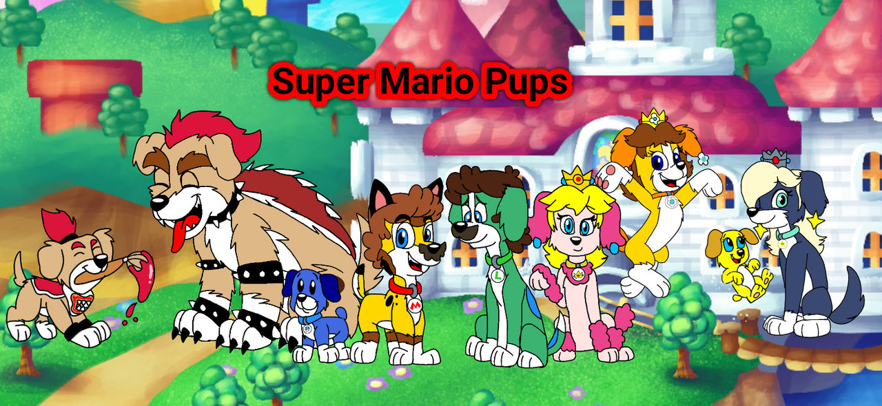 Mario Groupa Super Mario Pups Group by MyArtsypaws on DeviantArt