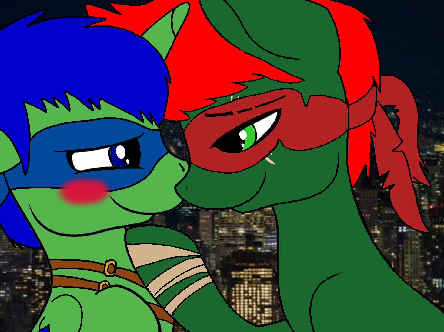 Leo X Raph Rise Leo x Raph MLP by MyArtsypaws on DeviantArt