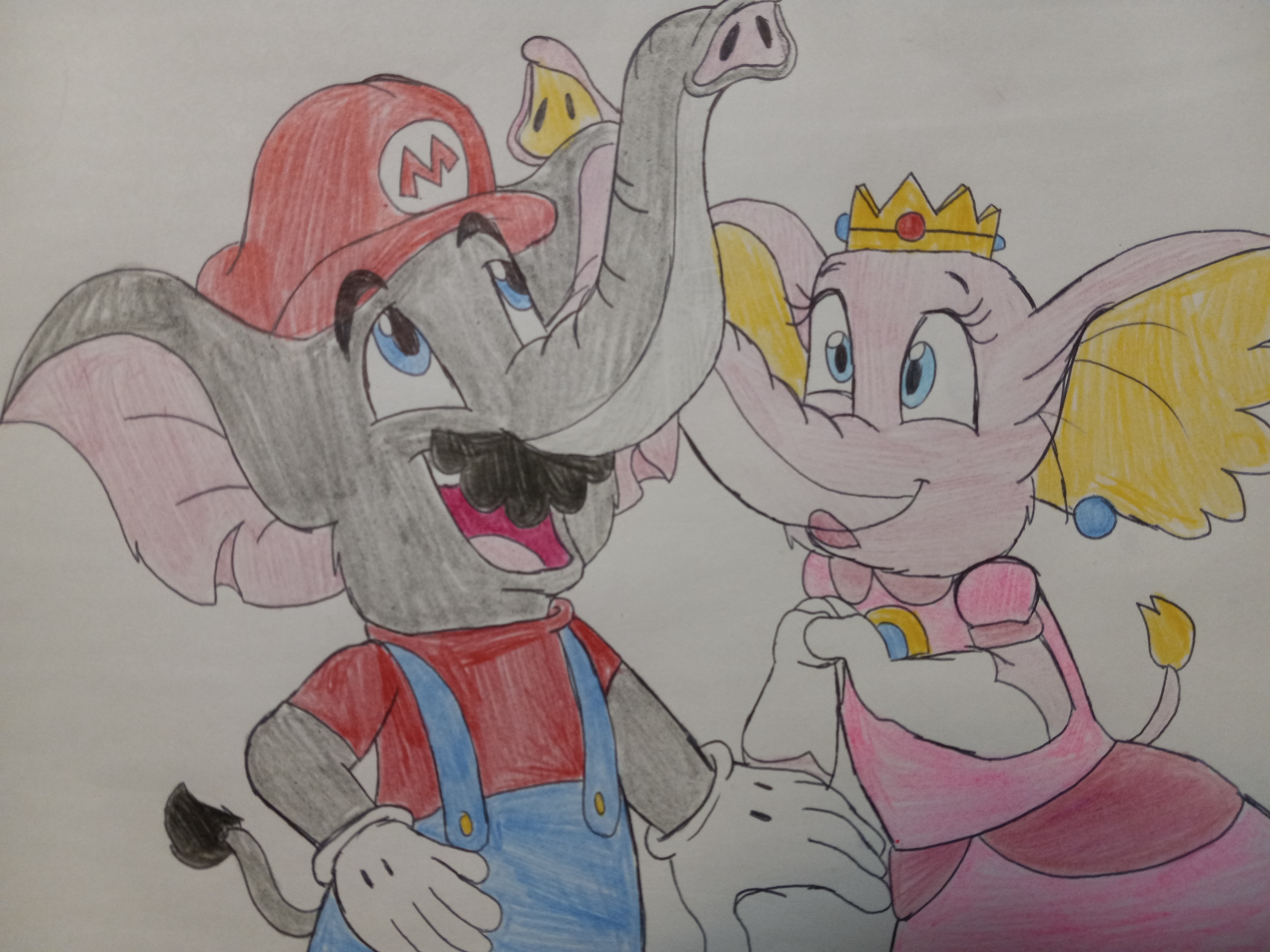 Mlp Elephant Deviantart Powered Up Elephants by MyArtsypaws on DeviantArt