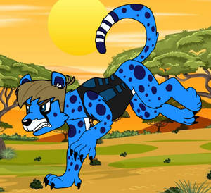 The Fastest Blue Cheetah Alive 