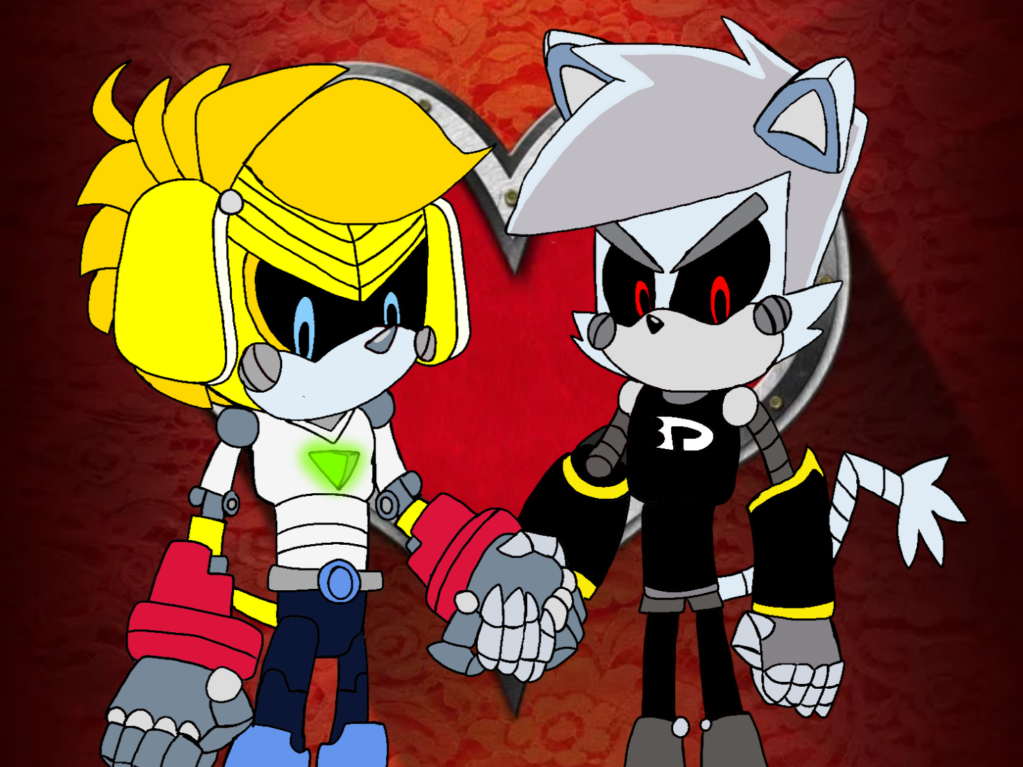 Roboticized Lovers by MyArtsypaws on DeviantArt