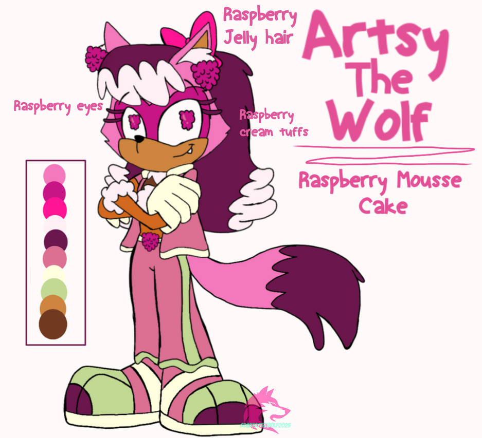 Radical Raspberry Radical Raspberry Wolf by MyArtsypaws on DeviantArt