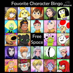 Favorite Character Bingo