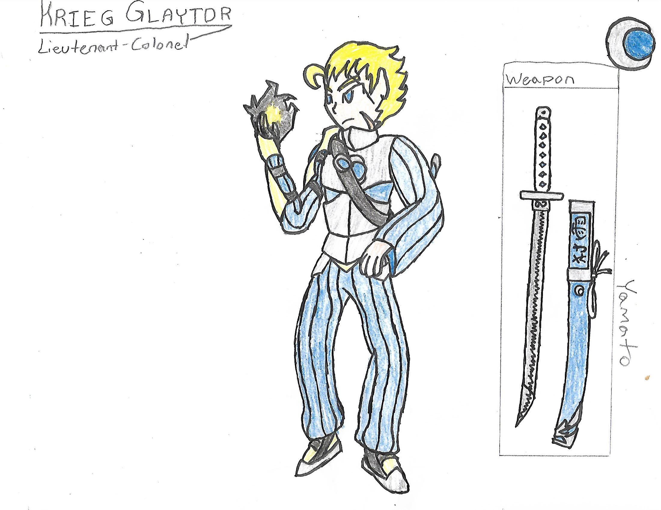 A Tale of Broken Swords Concept Art: Krieg Glaytor