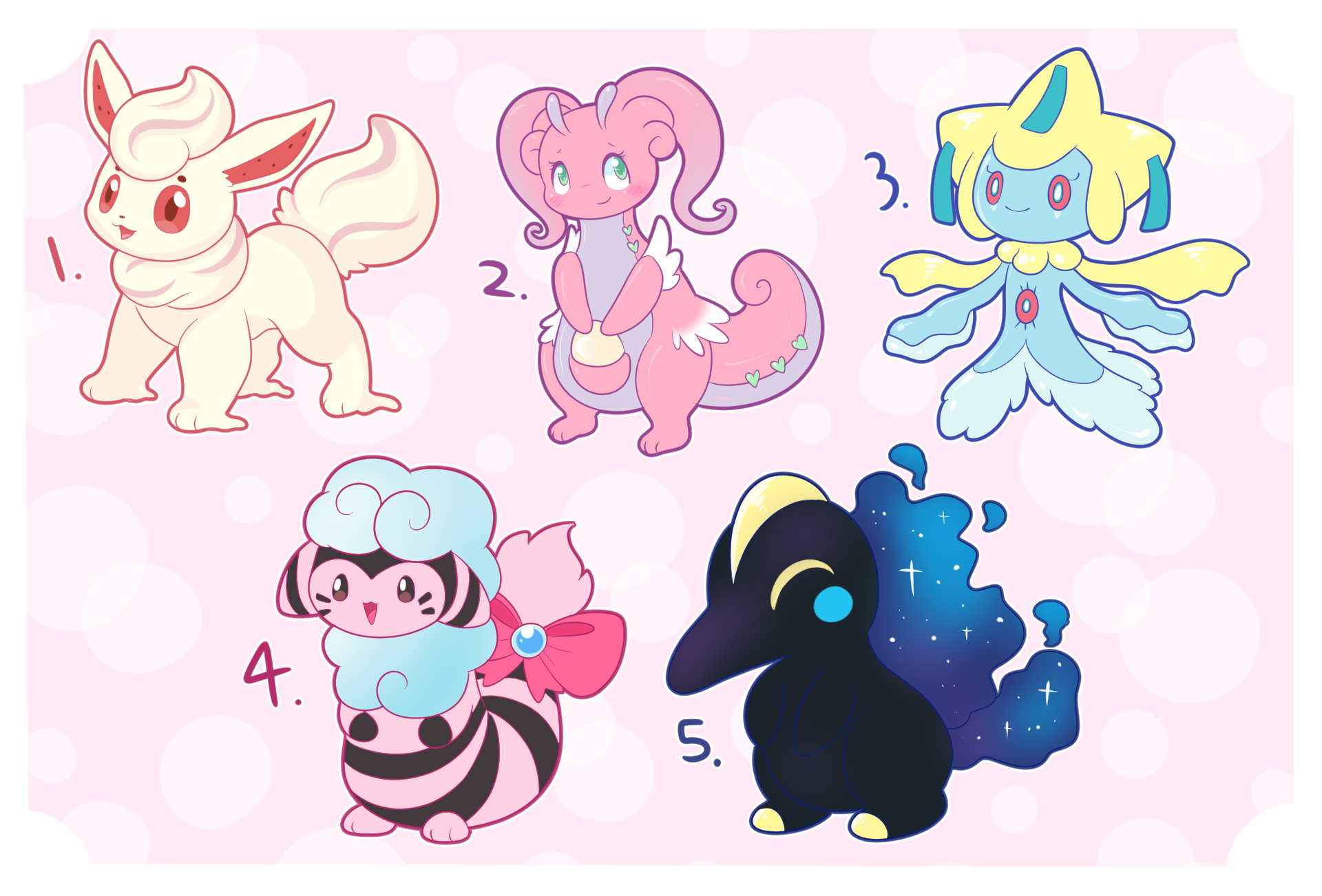 Cute Pokemon Fusion Adopts 250pts Open By Clefabell On Deviantart