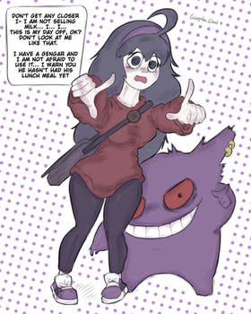 Hex Maniac being a weirdo