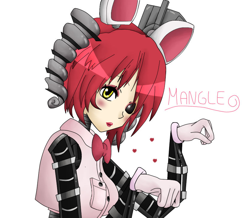 anime five nights at freddy's mangle by Shiokie on DeviantArt