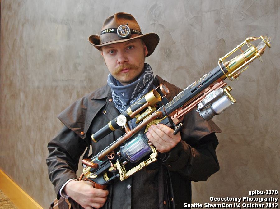 SteamCon IV - Gplbu-2270 - Steampunk Pinkerton by geoectomy