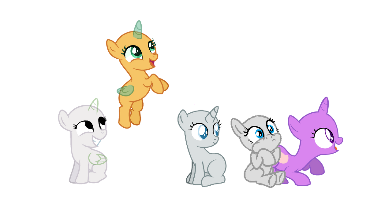 MLP Base collab 3 by LightningSunYT on DeviantArt