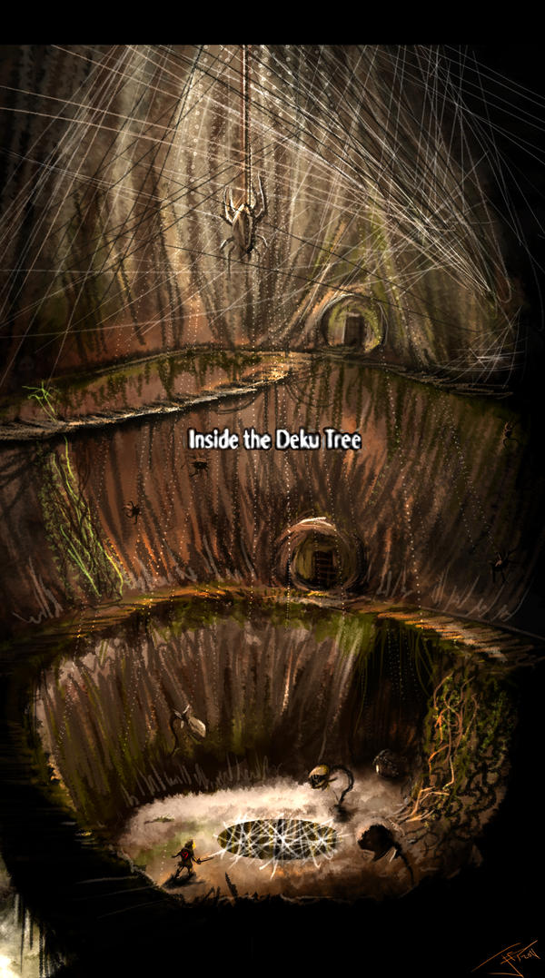 Inside the Deku Tree by SuperPhazed on DeviantArt