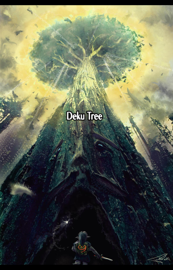 Inside the Deku Tree by SuperPhazed on DeviantArt