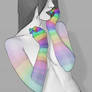 Girl with the rainbow hands 2