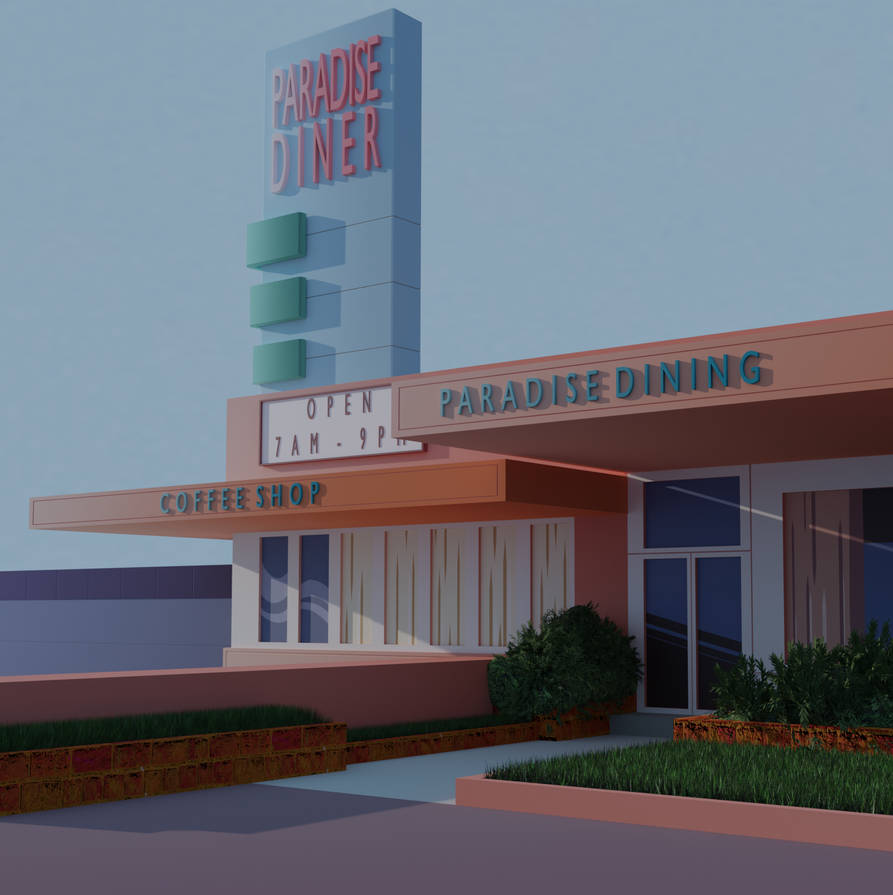 Paradise Diner by ZaharGudz on DeviantArt