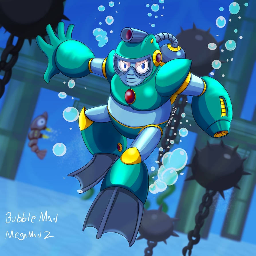 Bubble Man Mega Man 2 By OblivionMrX On DeviantArt bubble-man-mega-man-2-by-oblivionmrx-on-deviantart