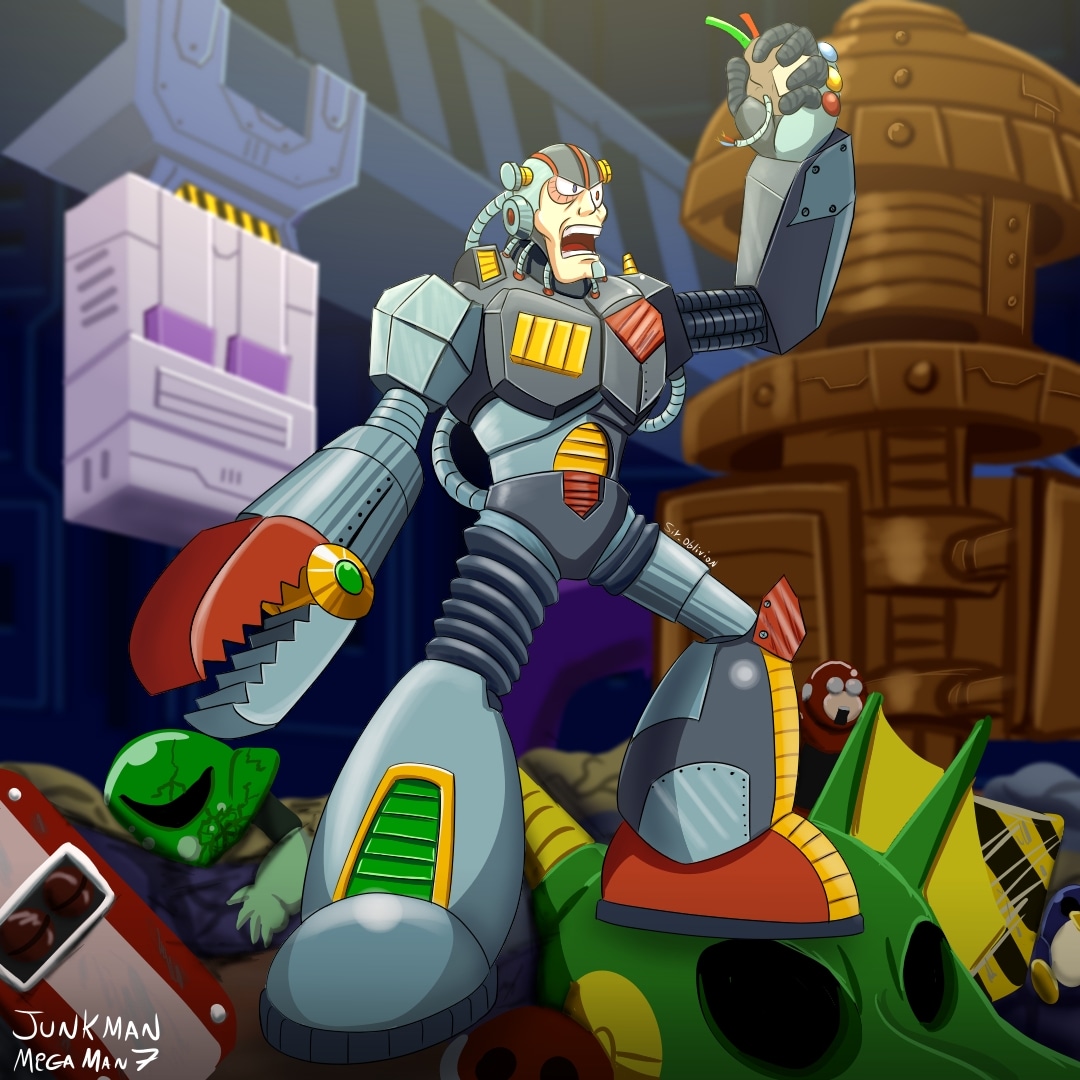 Junk Man - Mega Man 7 by OblivionMrX on DeviantArt
