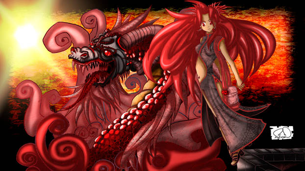 Sthefanny Art! and her dragon ...