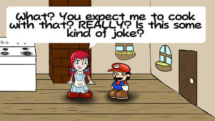 Smug Wendy in Paper Mario