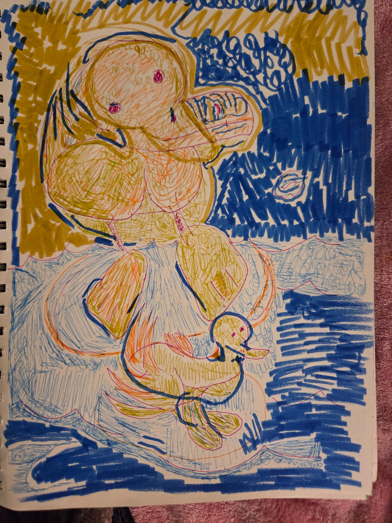 Parental duck