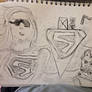 Supergirl and pup