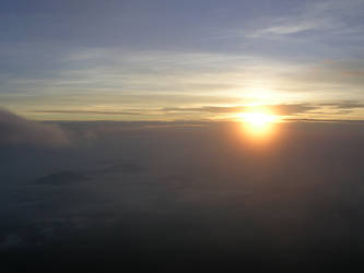 sunrise on fuji