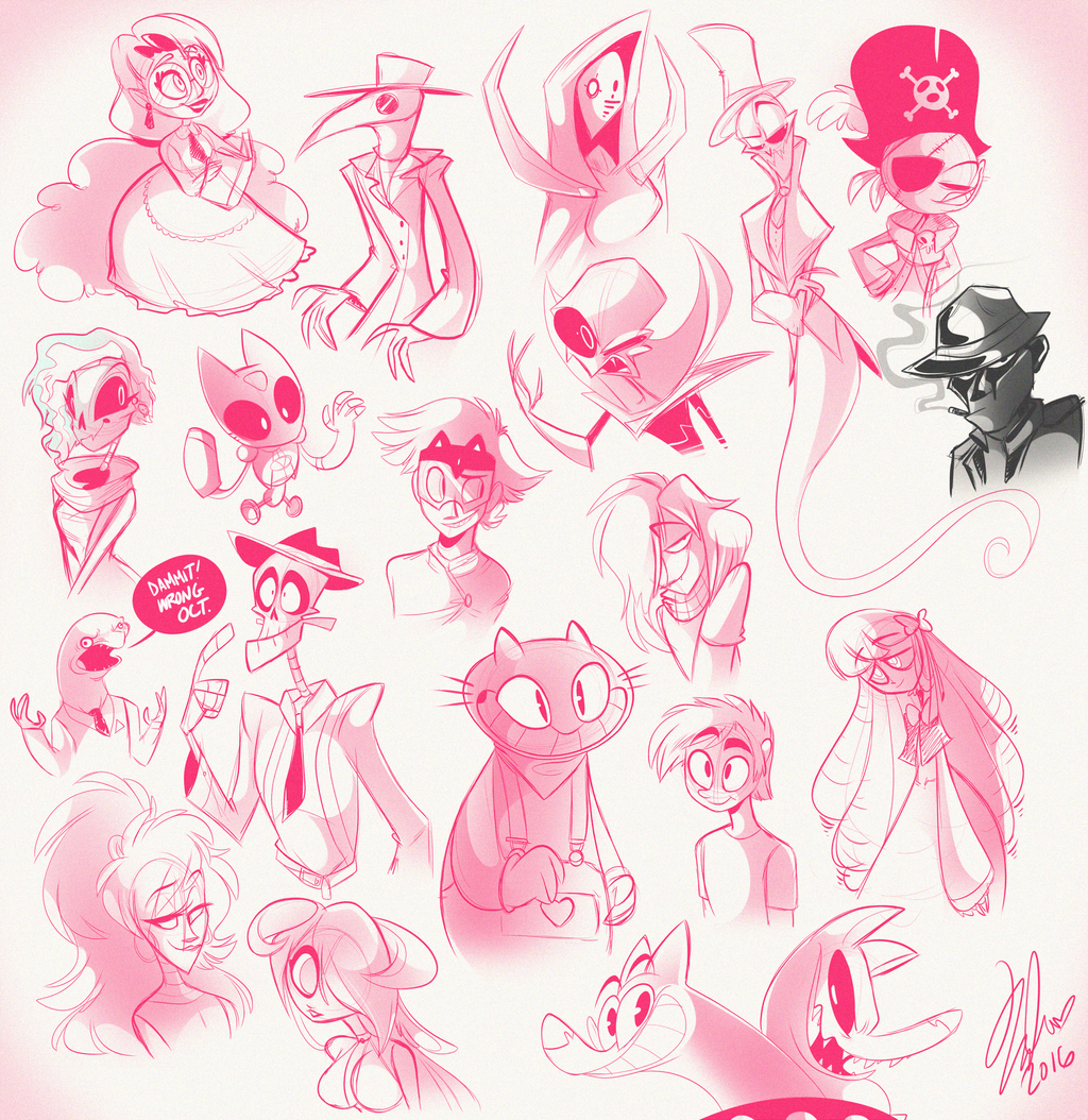 Референсы персонажей