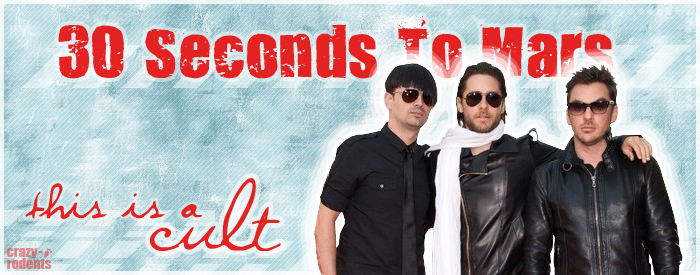 30 Seconds To Mars Cult Banner