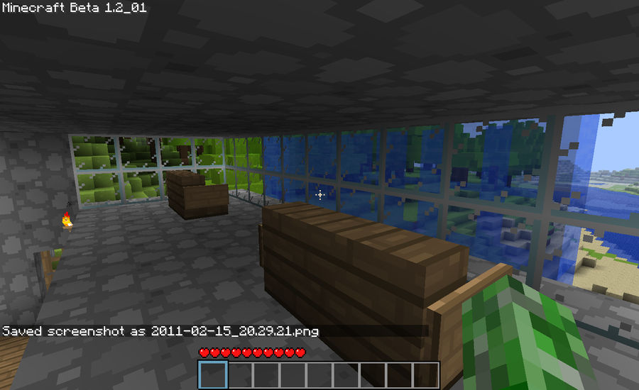 Interior Waterfall Window by CreeperBehindYou on DeviantArt