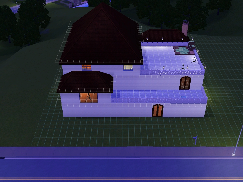 Sims 3 overall view of kingdom hearts house