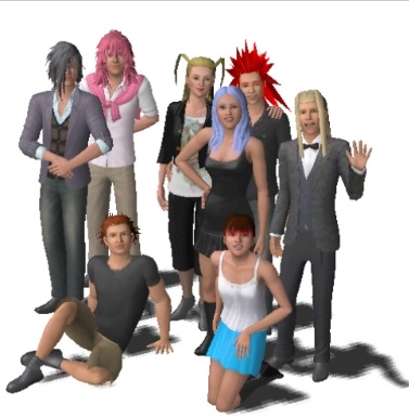 Sims 3 kingdom hearts family