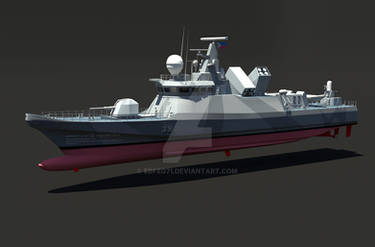 WIP concept Fast attack Craft (FAC) missile boat