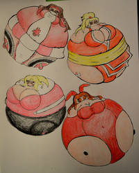 Inflation Sketches Colored