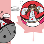3 Blimped Canadian Chibis