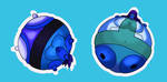 Becky and Katie Blueberry Alts