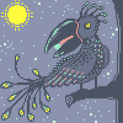 Pixel Challenge: Mooneyed Toucan