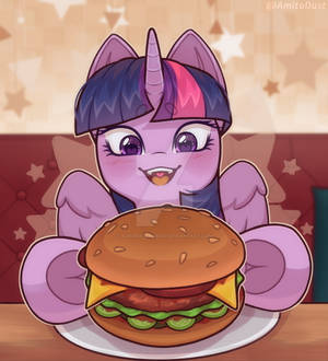 The biggest and most delicious burger just for Twi