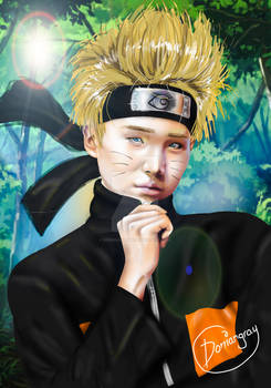 Suga as Naruto