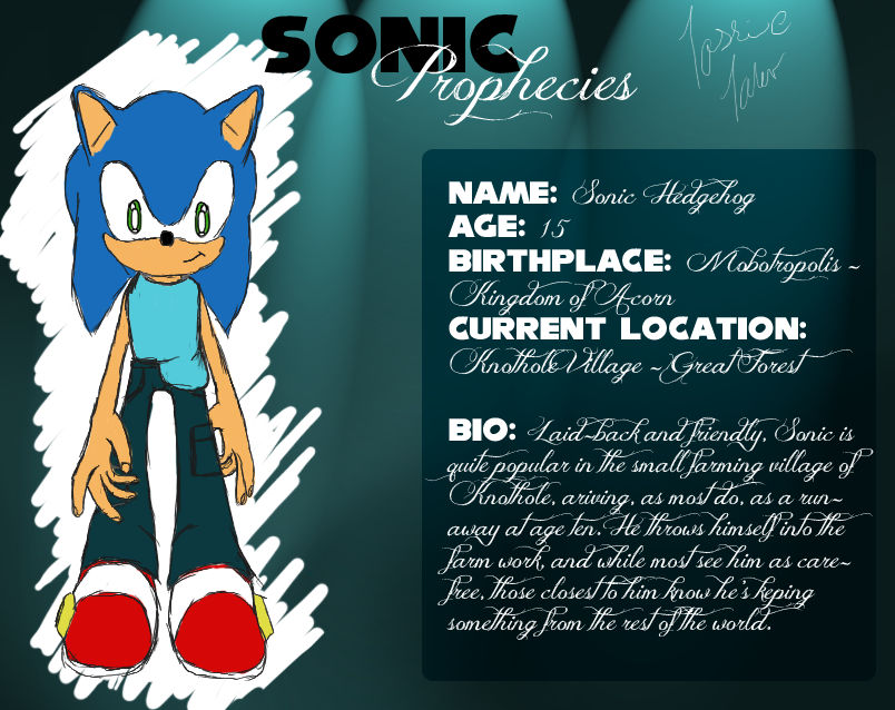 Sonic Bio Sonic Prophecies - Sonic Bio by tassie-taker on DeviantArt
