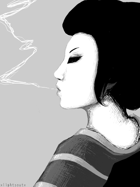 tegaki - exhale.