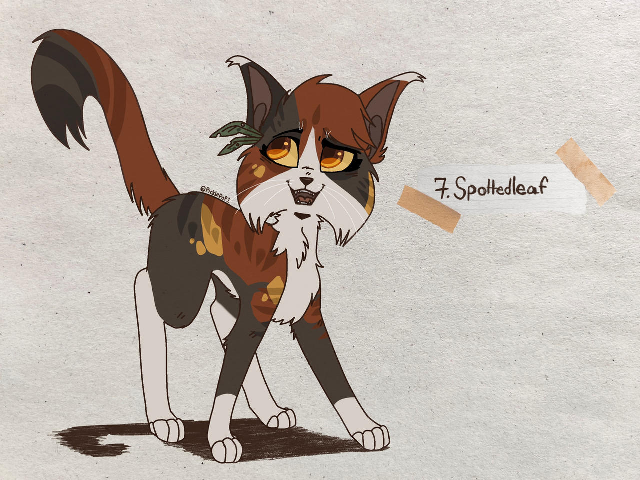 Spottedleaf Paws SpottedLeaf by Picklepop1 on DeviantArt