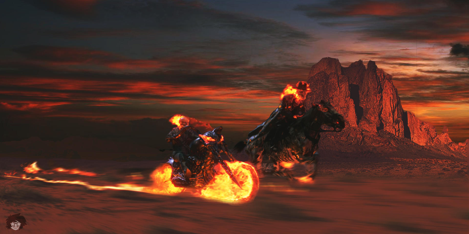 Ghost Rider Movie Wallpaper Ghost Rider: Spirit Of Vengeance (2011)