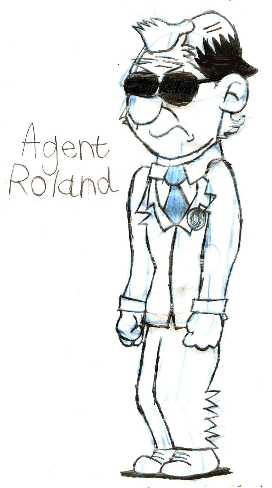 Agent Roland Character sketch